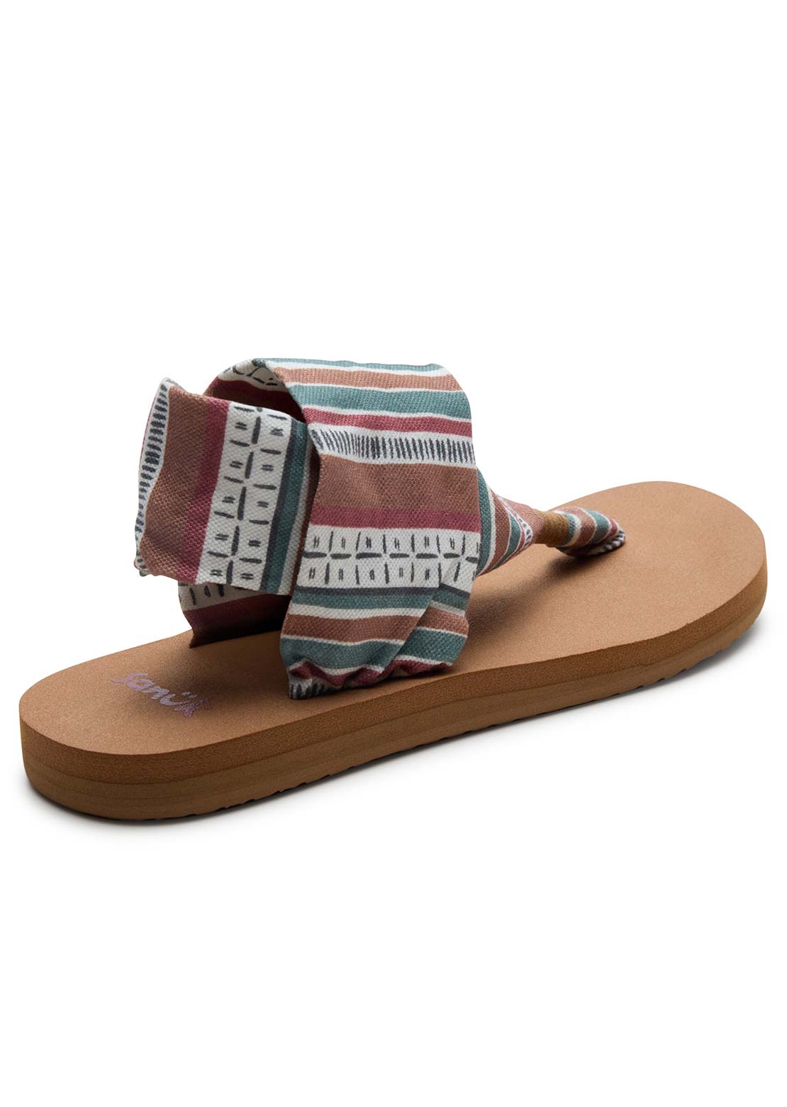 Sanuk Women's Sling ST Dash And Stripe Sandals Multi