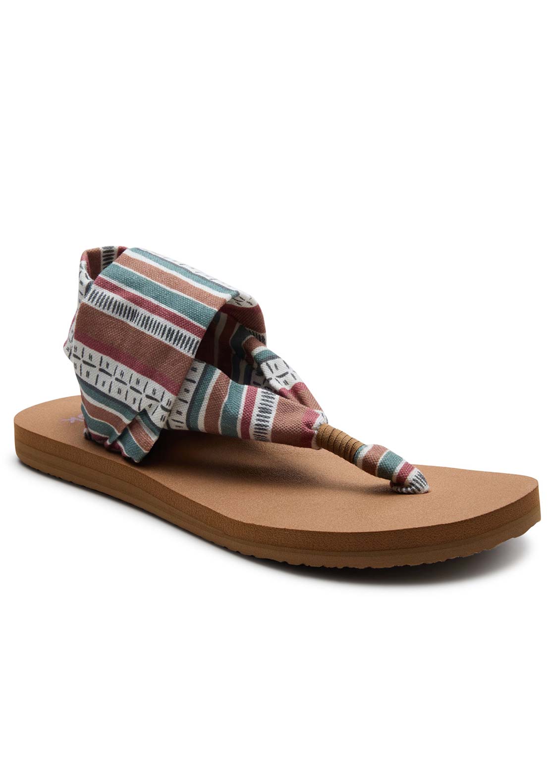 Sanuk Women's Sling ST Dash And Stripe Sandals Multi