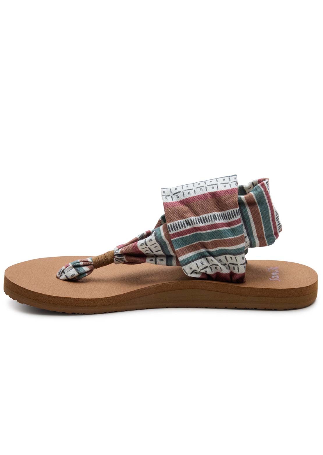 Sanuk Women's Sling ST Dash And Stripe Sandals Multi