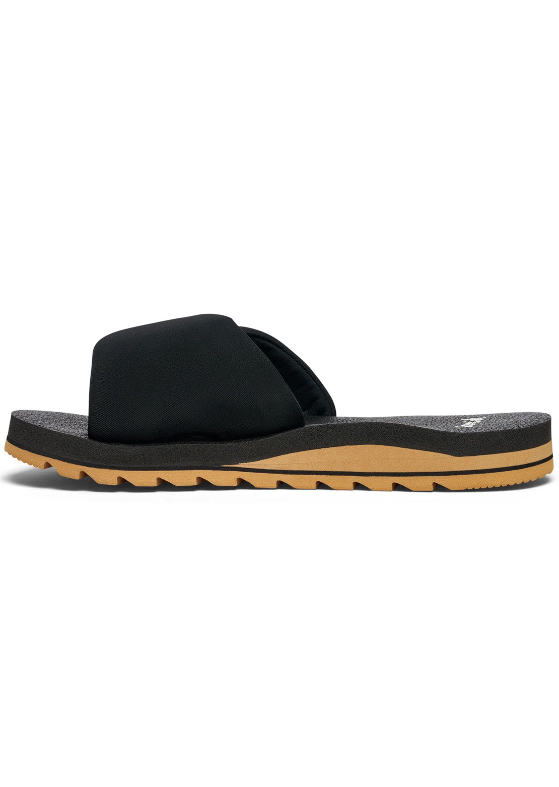 Sanuk Women's Yoga Origami Slide Sandals Black