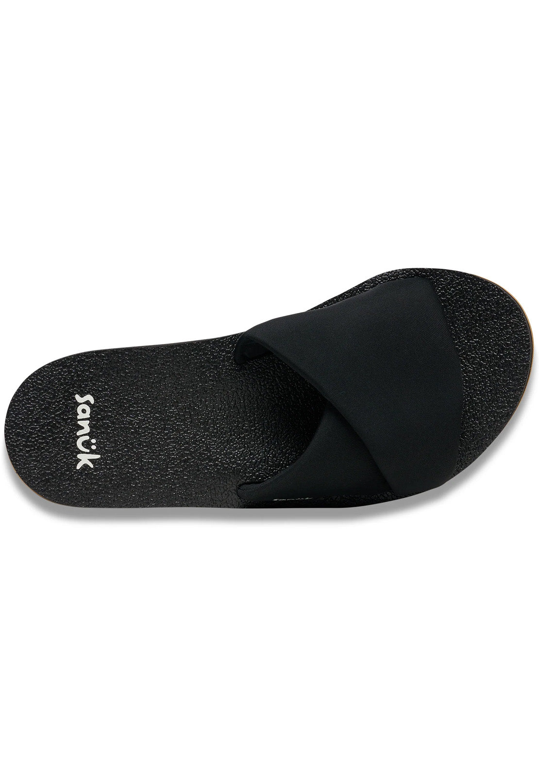 Sanuk Women's Yoga Origami Slide Sandals Black