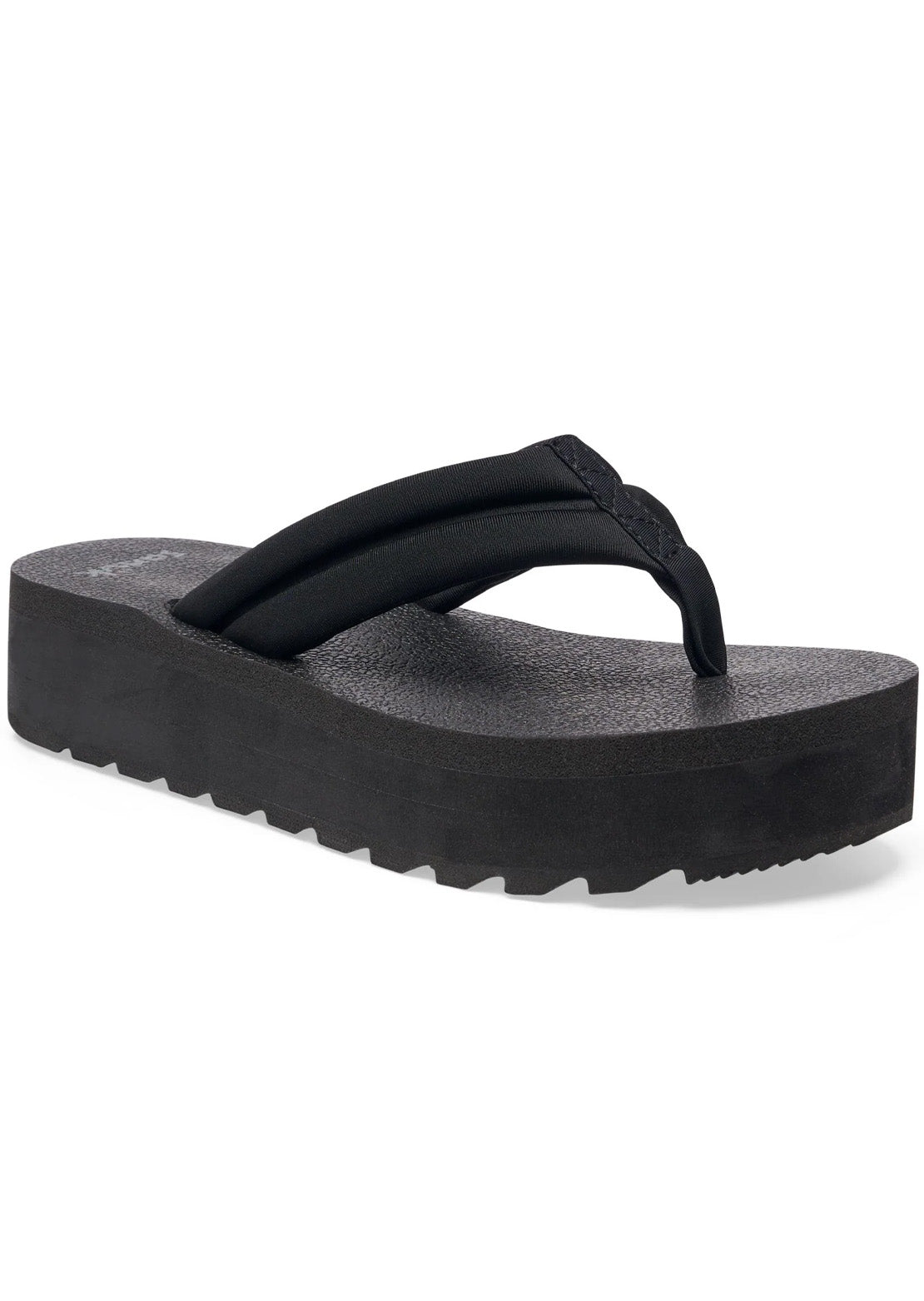Sanuk Women's Yoga Puff-N-Stuff Sandals Black