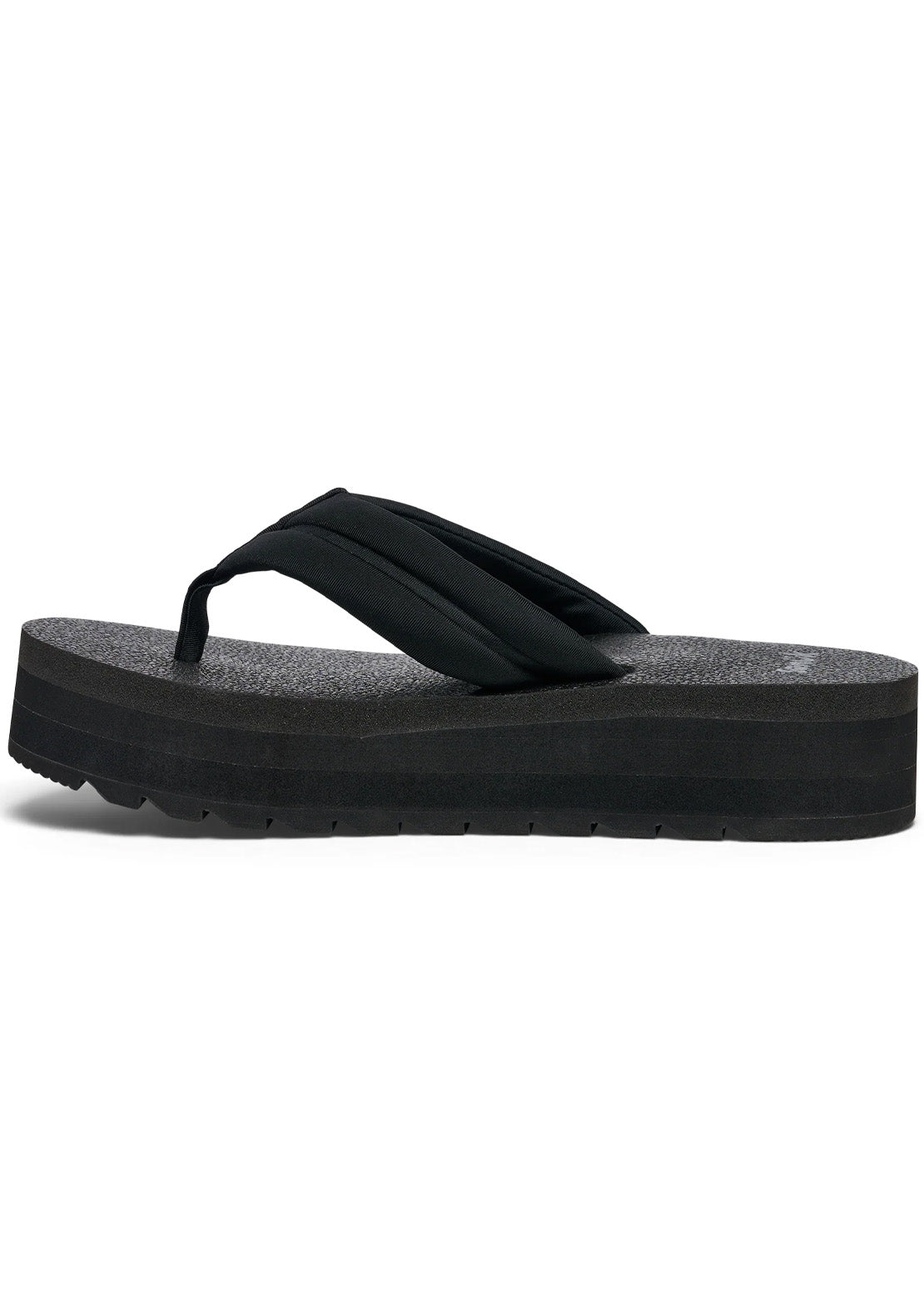 Sanuk Women's Yoga Puff-N-Stuff Sandals Black