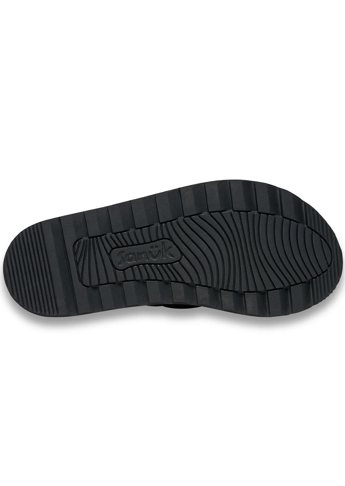 Sanuk Women's Yoga Puff-N-Stuff Sandals Black