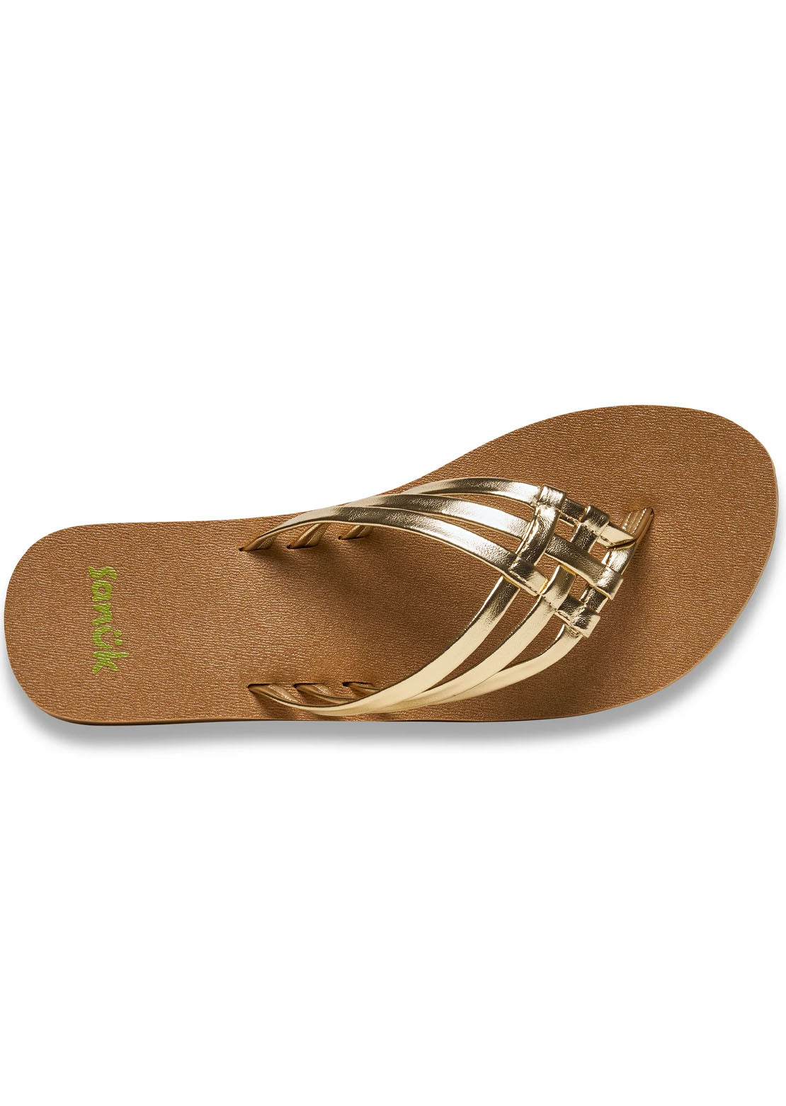 Sanuk Women's Yoga Sandy II Sandals Gold/Tan