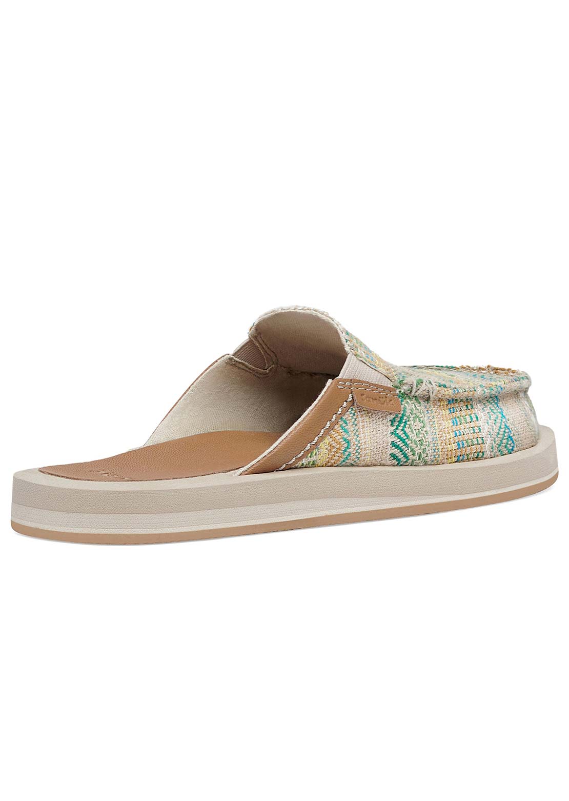 Sanuk Women's You Got My Back ST Artesano Slippers Blue/Green