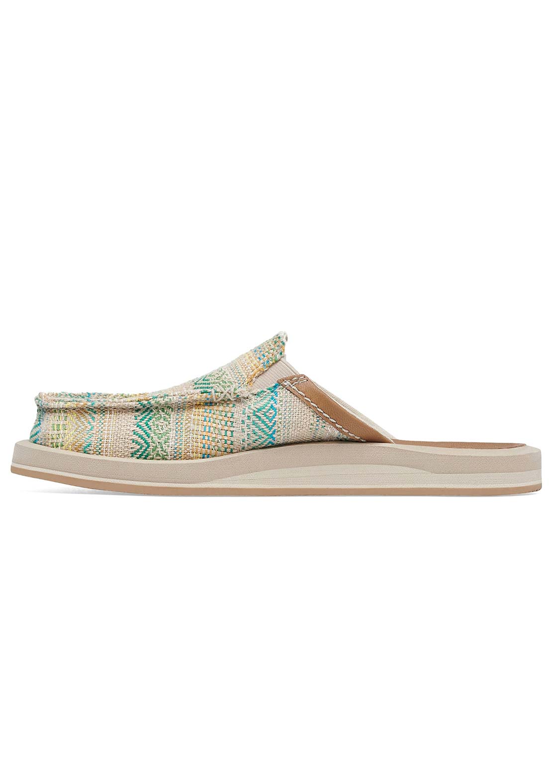 Sanuk Women's You Got My Back ST Artesano Slippers Blue/Green