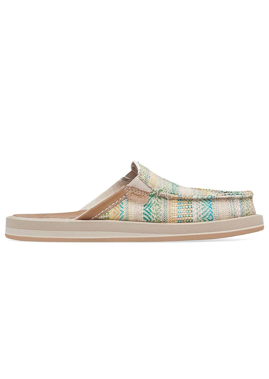 Sanuk Women's You Got My Back ST Artesano Slippers Blue/Green