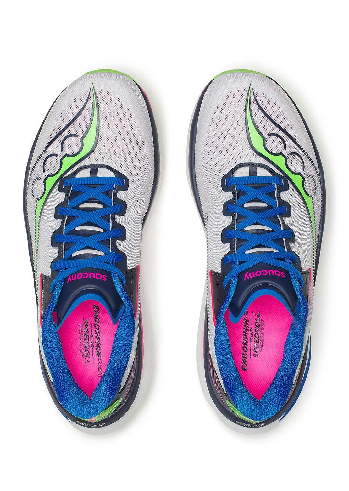 Saucony Men's Endorphin Azura Shoes White/Navy