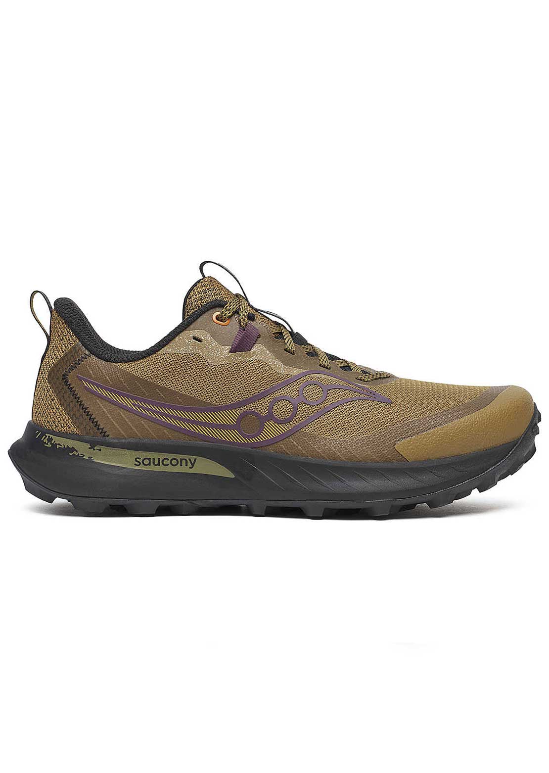 Saucony Men's Peregrine 15 Shoes Kodiak/Black