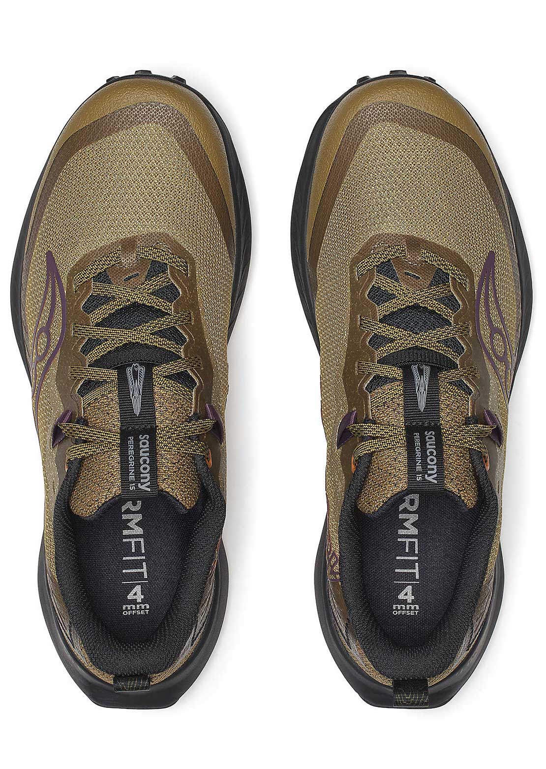 Saucony Men's Peregrine 15 Shoes Kodiak/Black