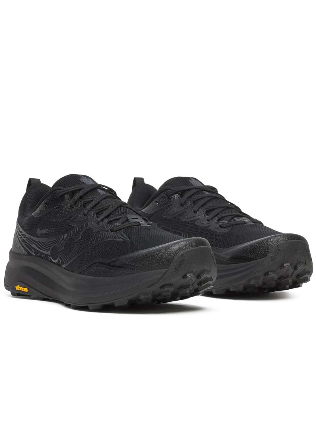 Saucony Men's Peregrine 16 GORE-TEX Shoes Triple Black