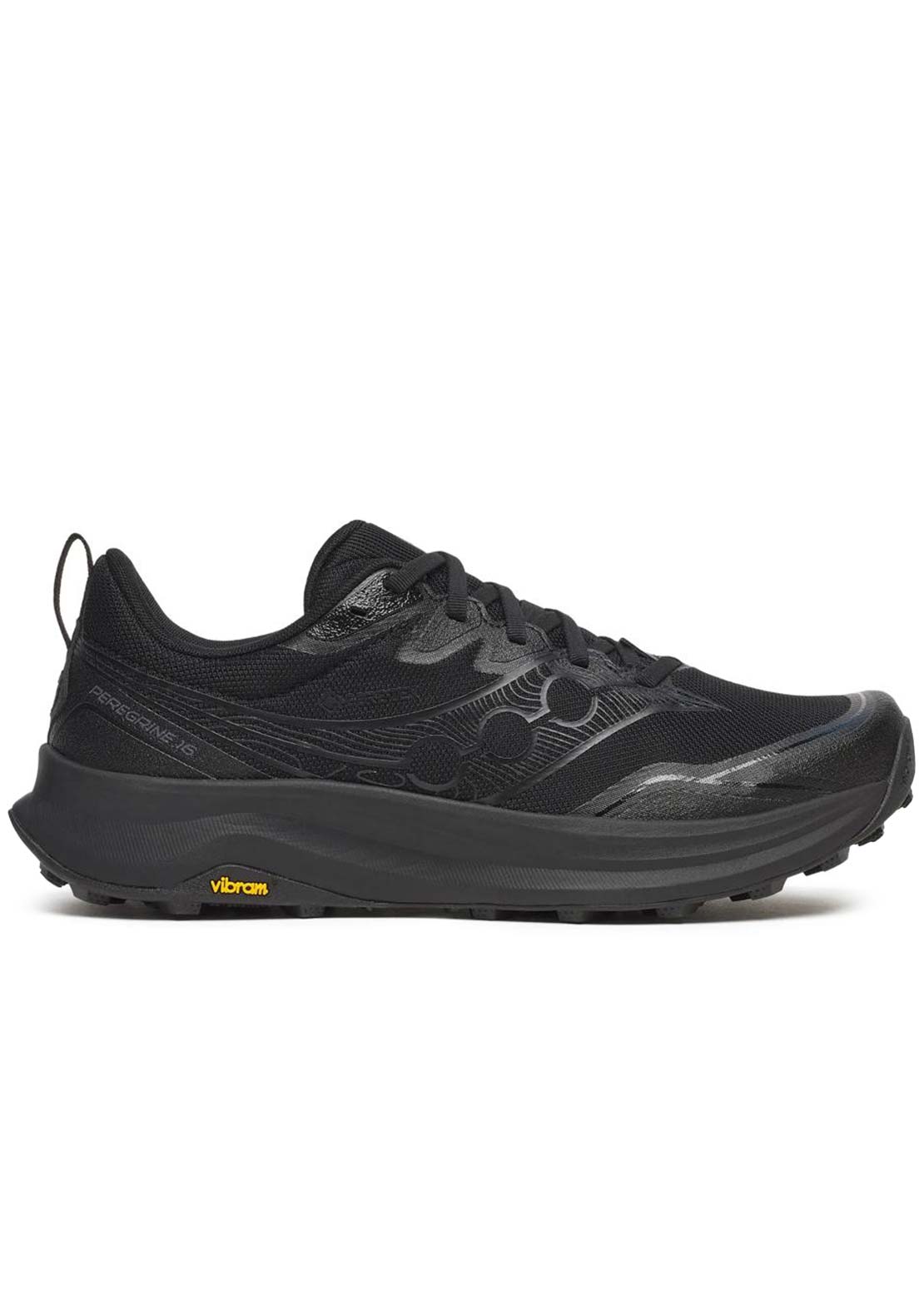 Saucony Men's Peregrine 16 GORE-TEX Shoes Triple Black