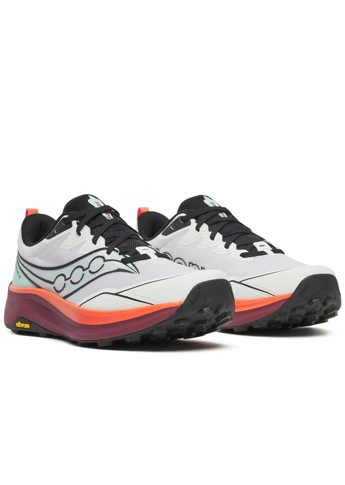 Saucony Men's Peregrine 16 Shoes White Crimson