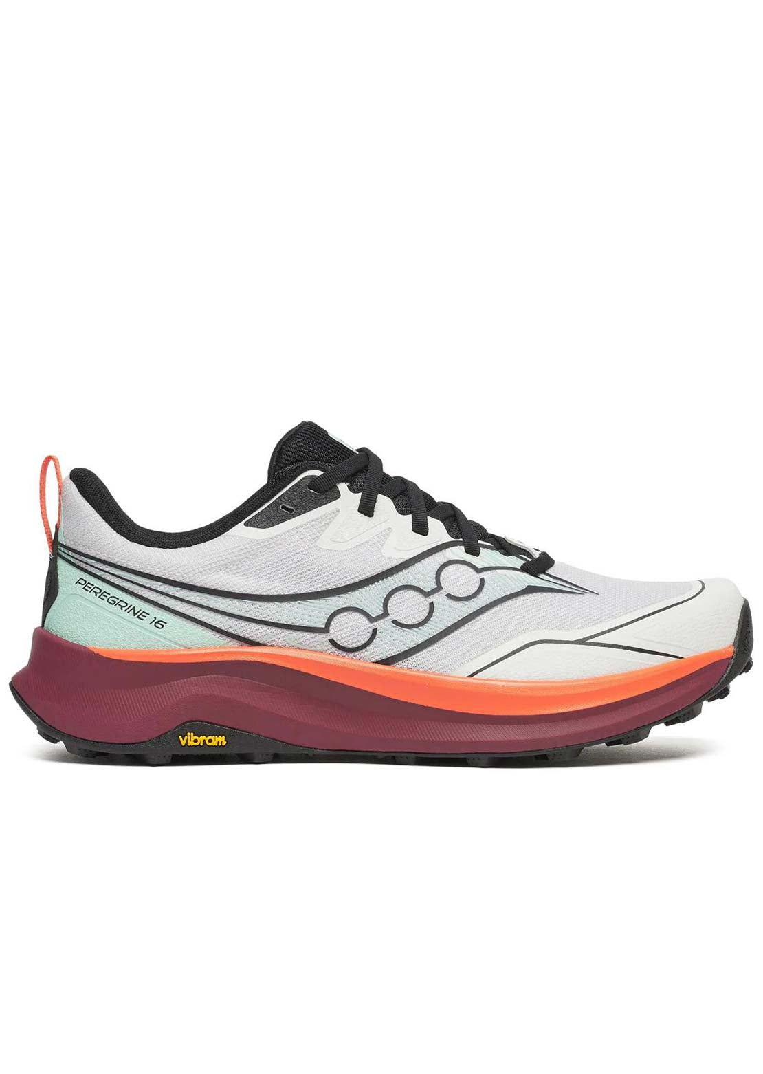 Saucony Men's Peregrine 16 Shoes White Crimson