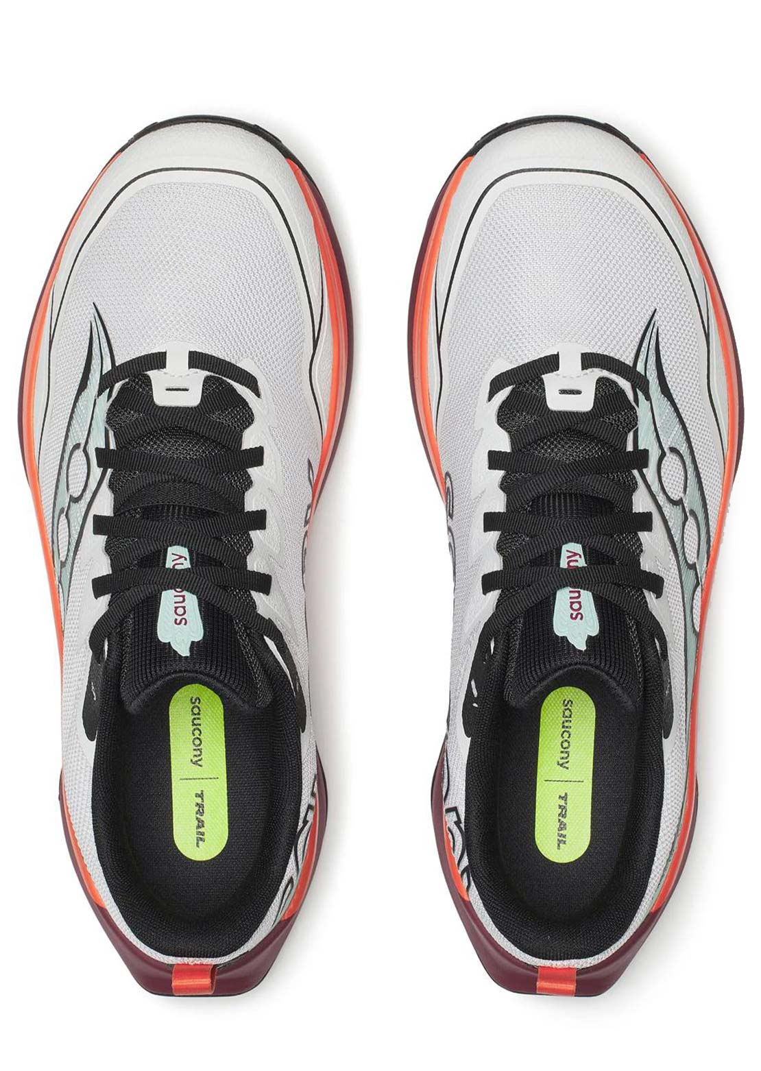 Saucony Men's Peregrine 16 Shoes White Crimson