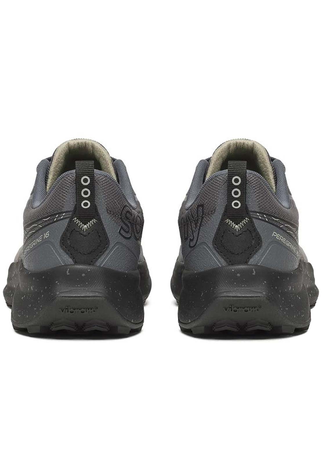 Saucony Men's Peregrine 16 Shoes Carbon/Black