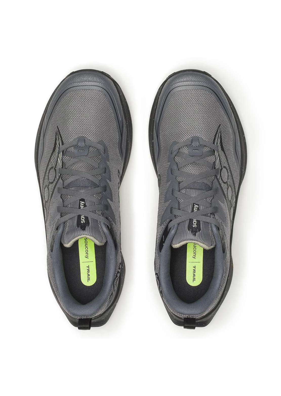 Saucony Men's Peregrine 16 Shoes Carbon/Black