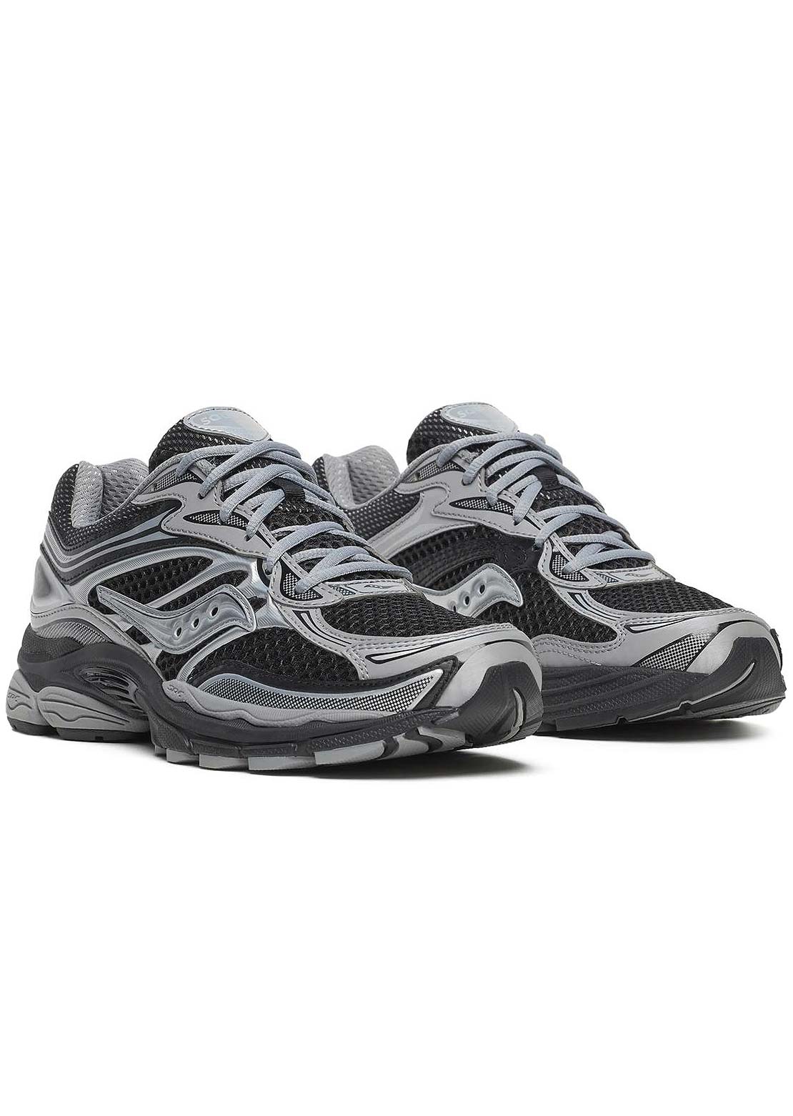 Saucony Men's Progrid Omni 9 Shoes Black Silver