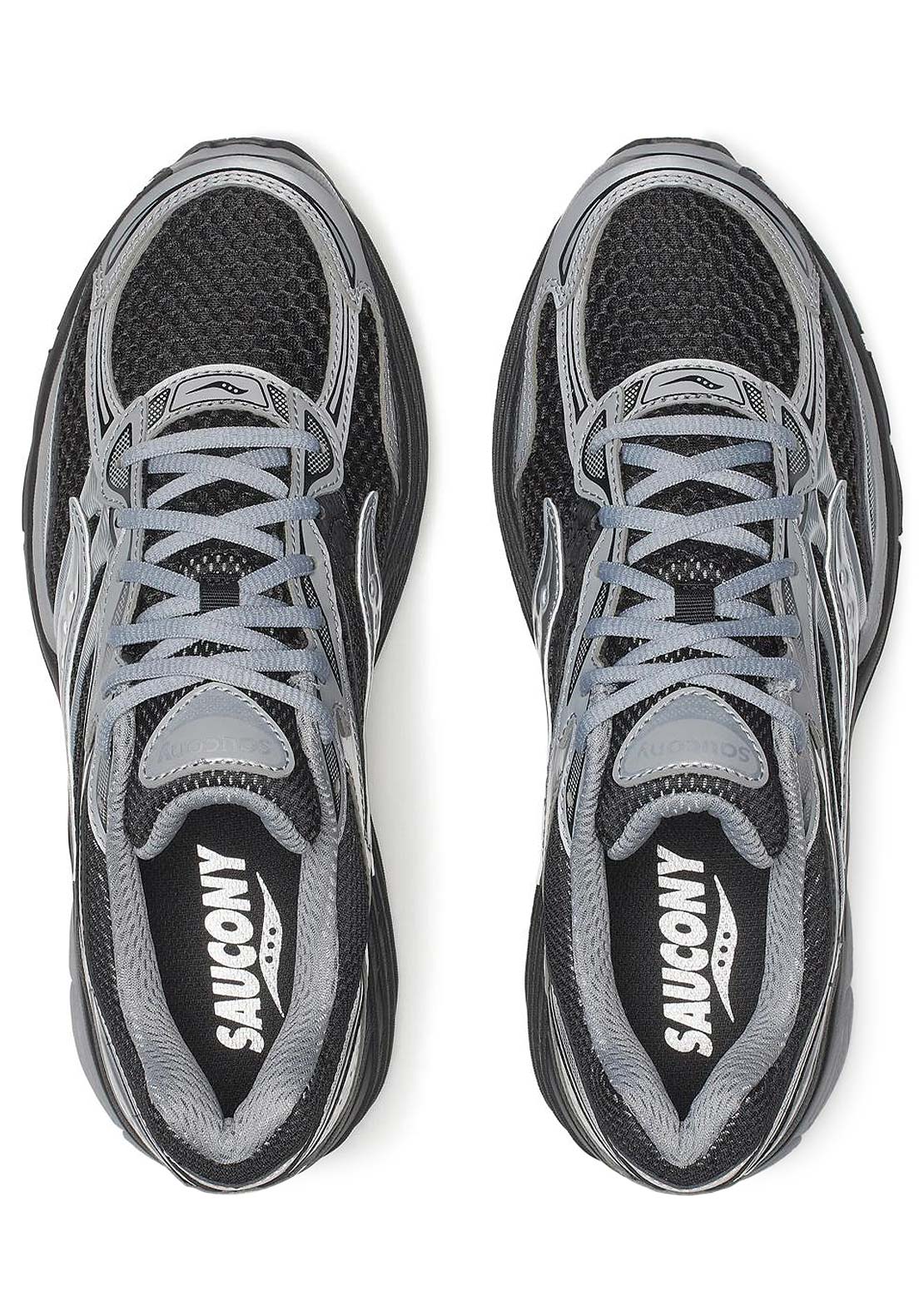 Saucony Men's Progrid Omni 9 Shoes Black Silver