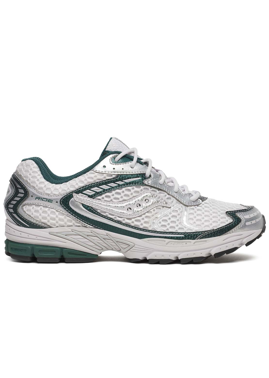 Saucony Men's Progrid Ride 1 Shoes Silver/Fog/Pine