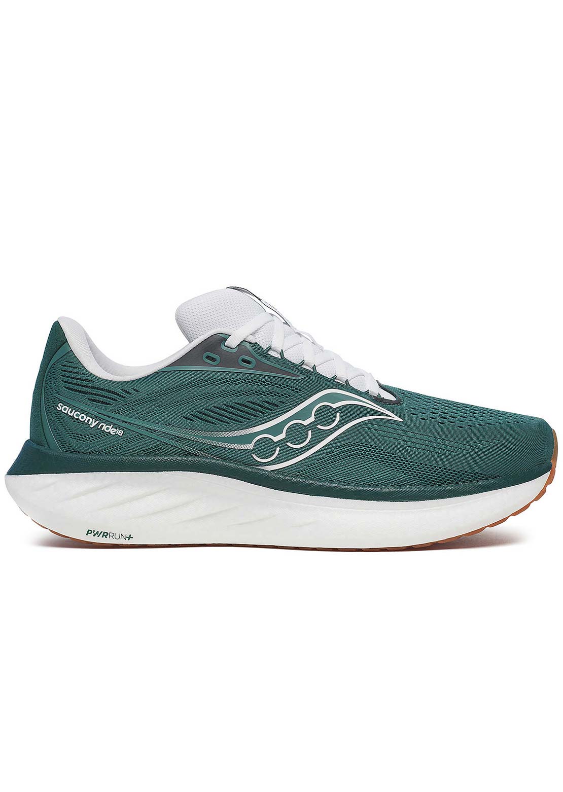 Saucony Men's Ride 18 Shoes Pine/White