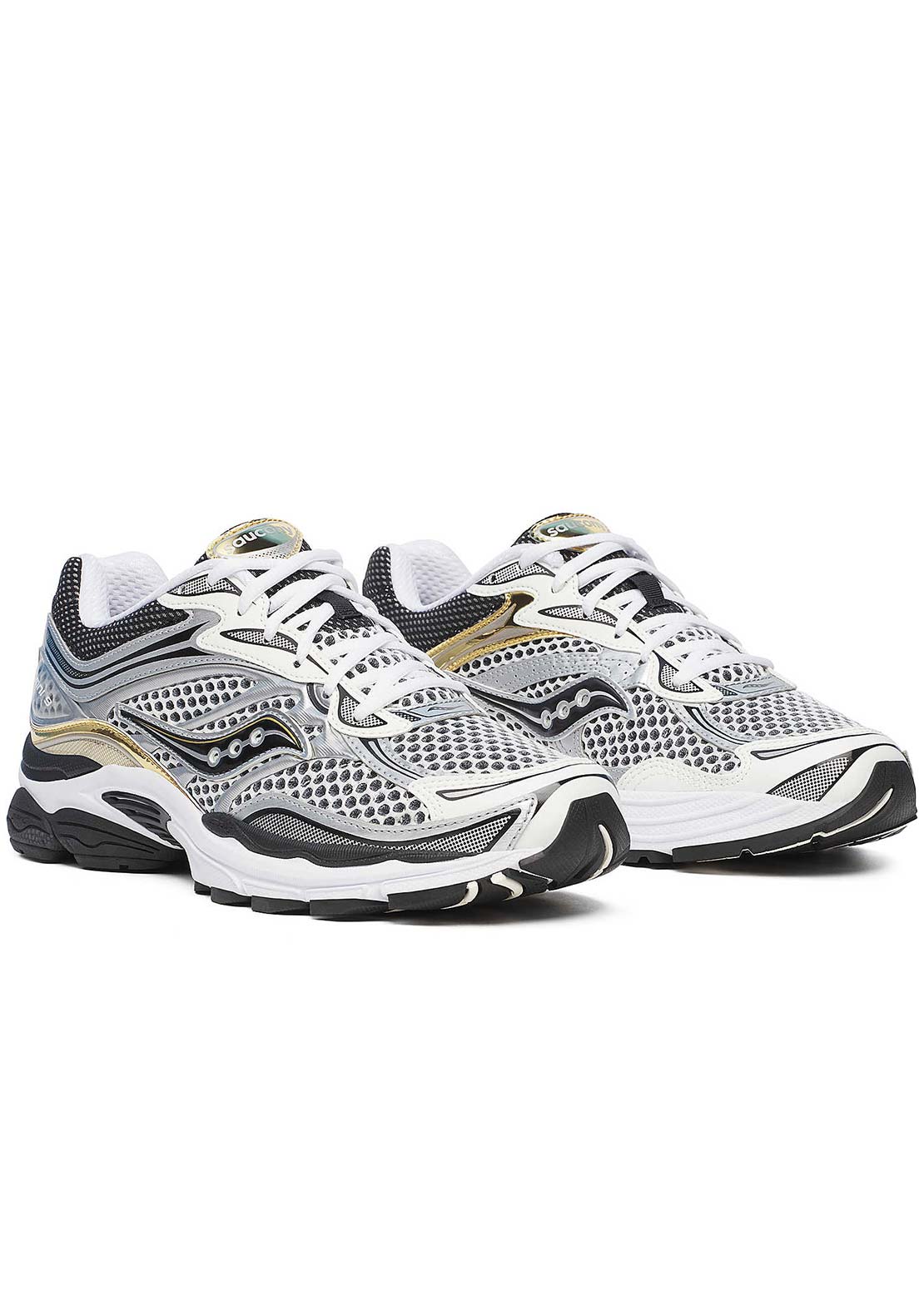 Saucony Unisex Progrid Omni 9 Shoes Silver/Gold