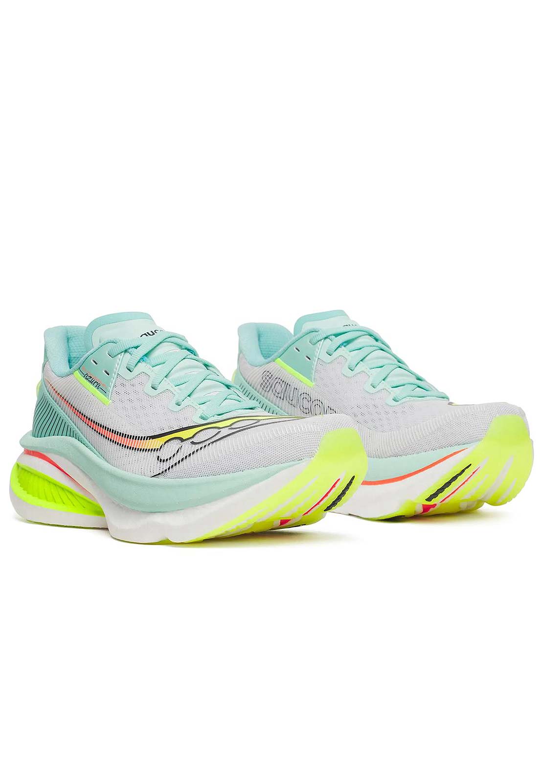 Saucony Women's Endorphin Azura Shoes White/Splash