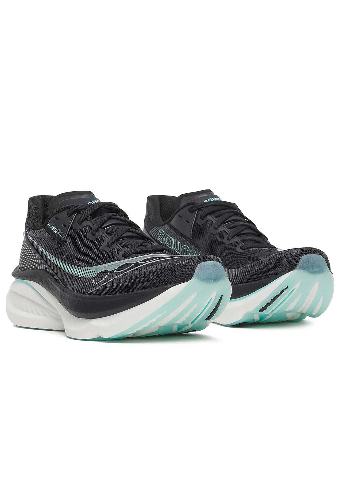 Saucony Women's Endorphin Azura Shoes Black/Aqua