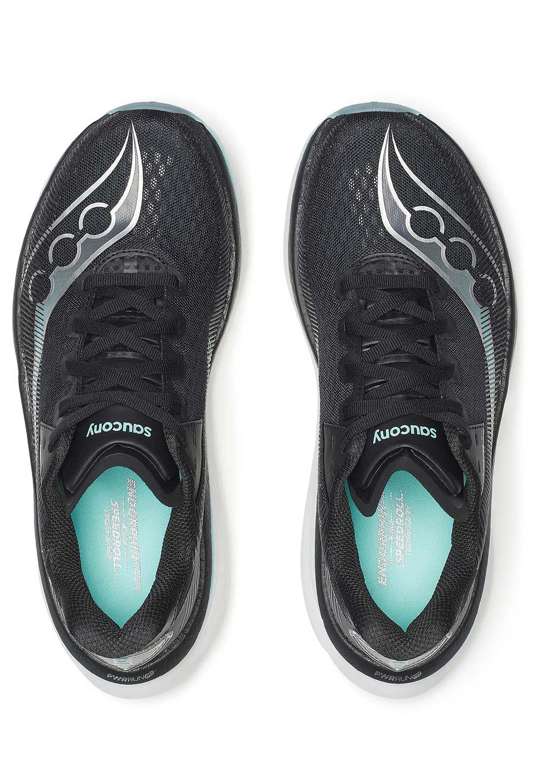 Saucony Women's Endorphin Azura Shoes Black/Aqua
