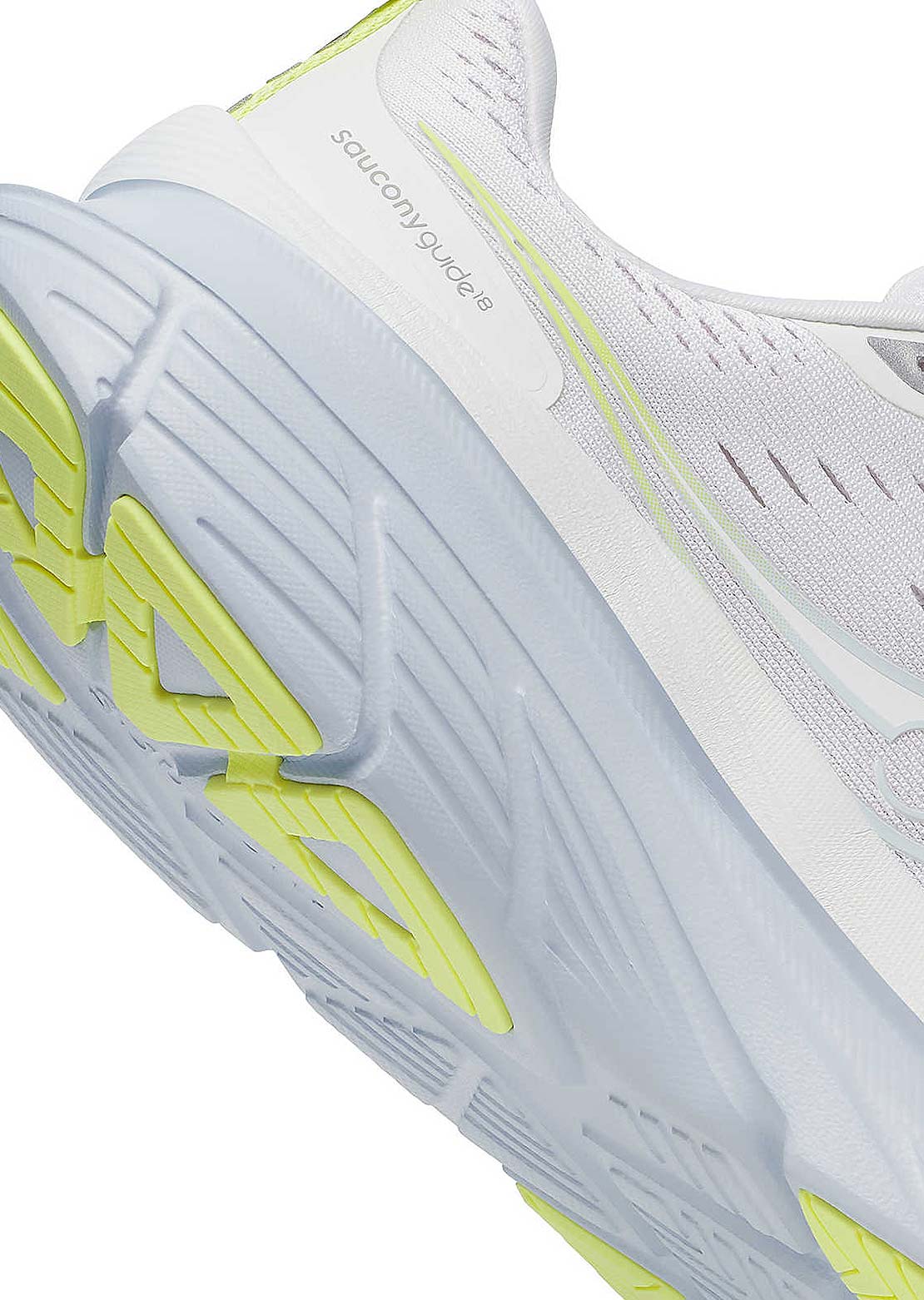 Saucony Women's Guide 18 Shoes White/Ice Melt