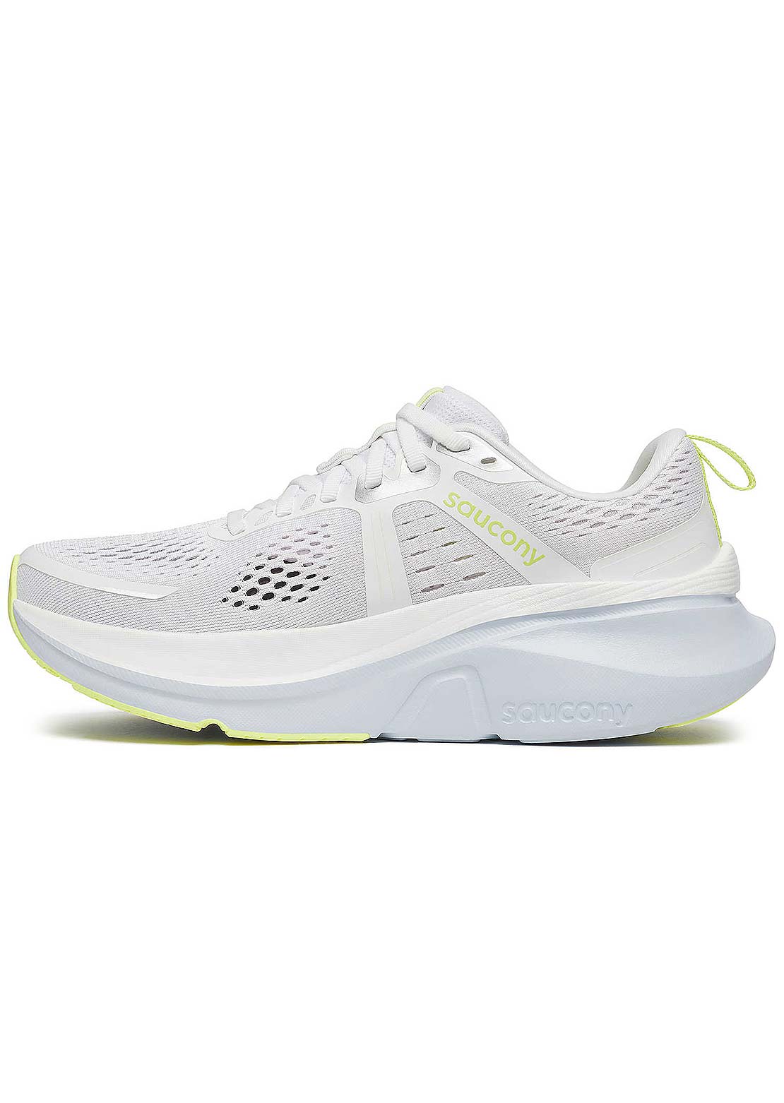 Saucony Women's Guide 18 Shoes White/Ice Melt