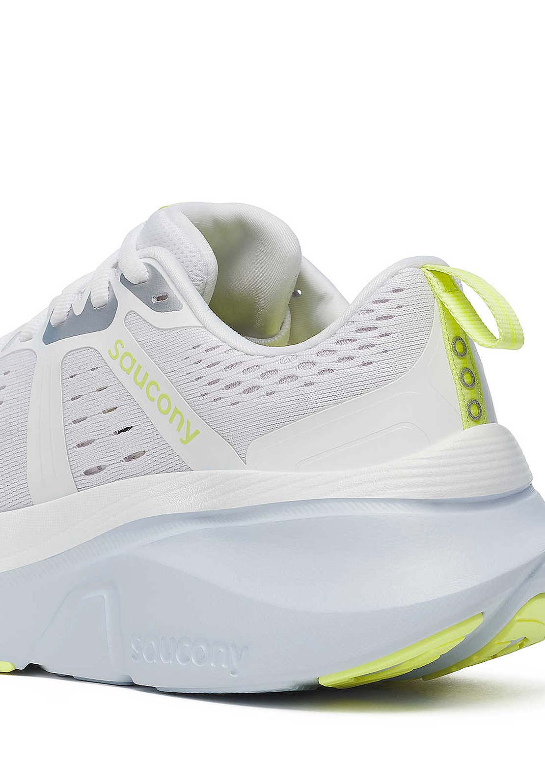 Saucony Women's Guide 18 Shoes White/Ice Melt
