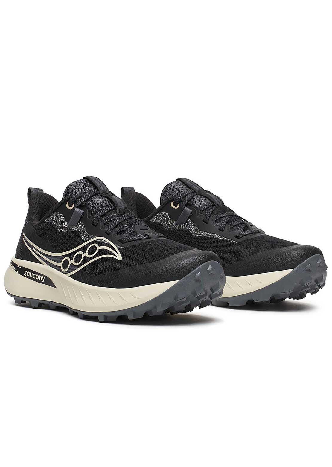 Saucony Women's Peregrine 15 Shoes Black/Pearl