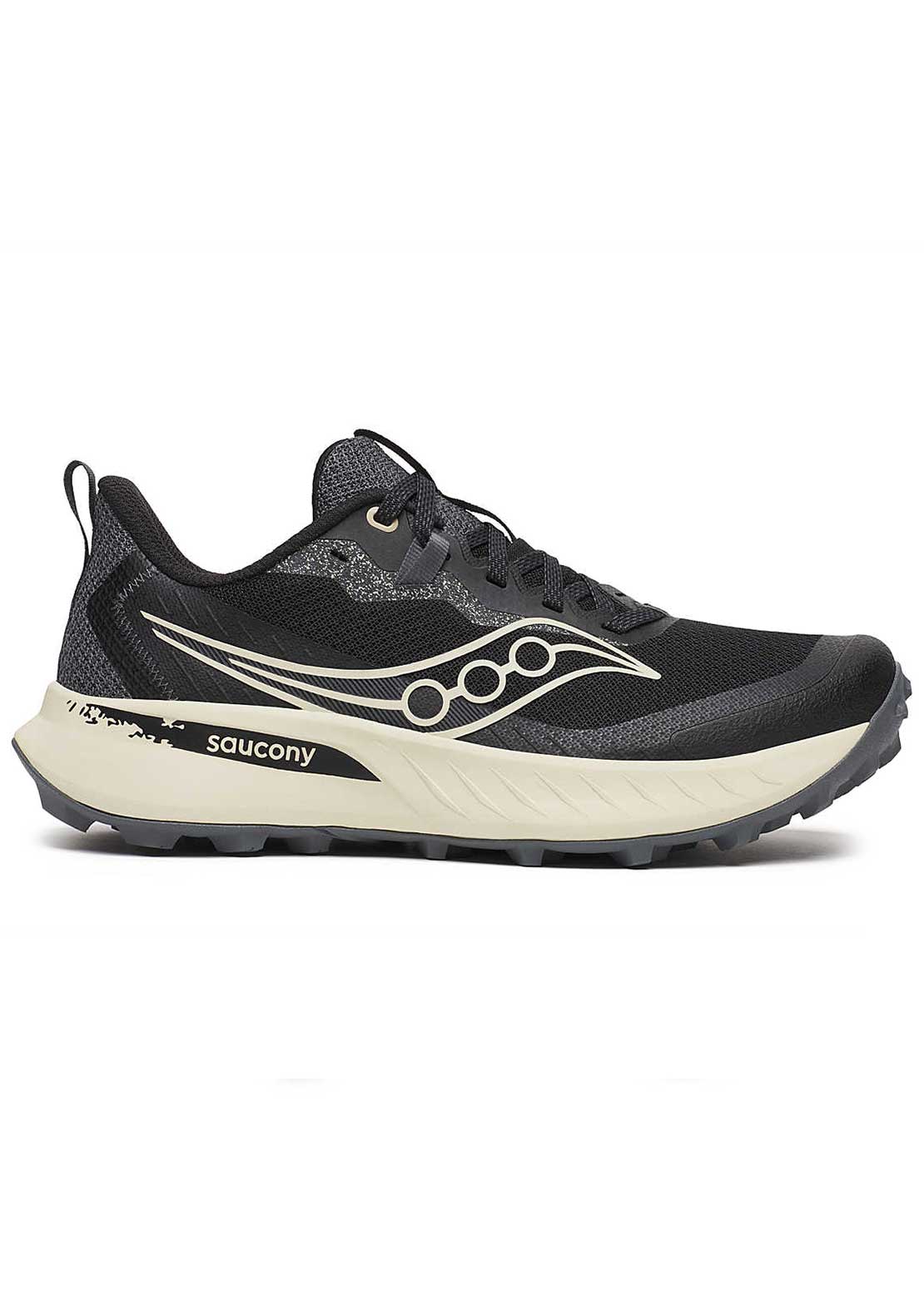 Saucony Women's Peregrine 15 Shoes Black/Pearl