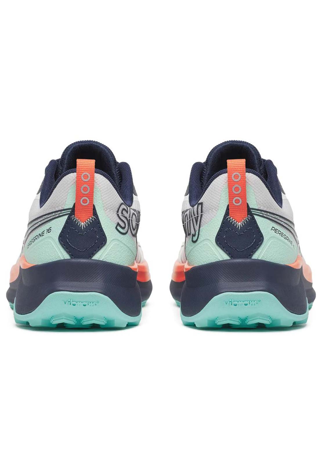 Saucony Women's Peregrine 16 Shoes White Navy