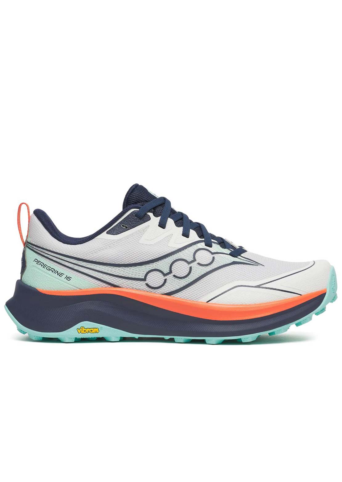 Saucony Women's Peregrine 16 Shoes White Navy