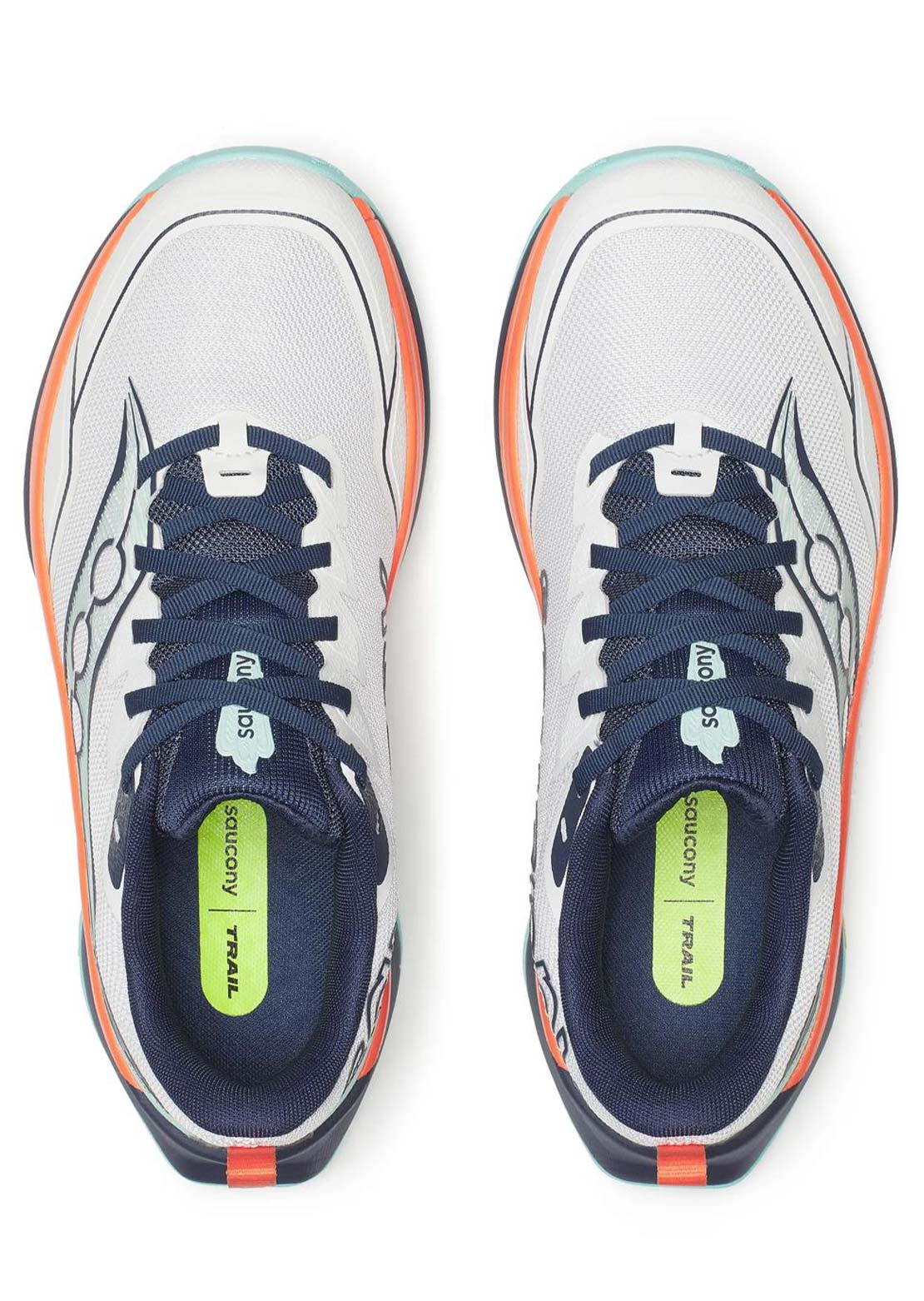 Saucony Women's Peregrine 16 Shoes White Navy