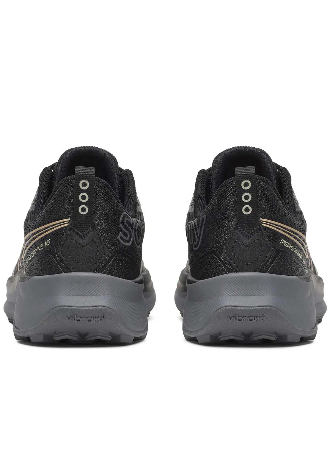 Saucony Women's Peregrine 16 Shoes Black/Carbon
