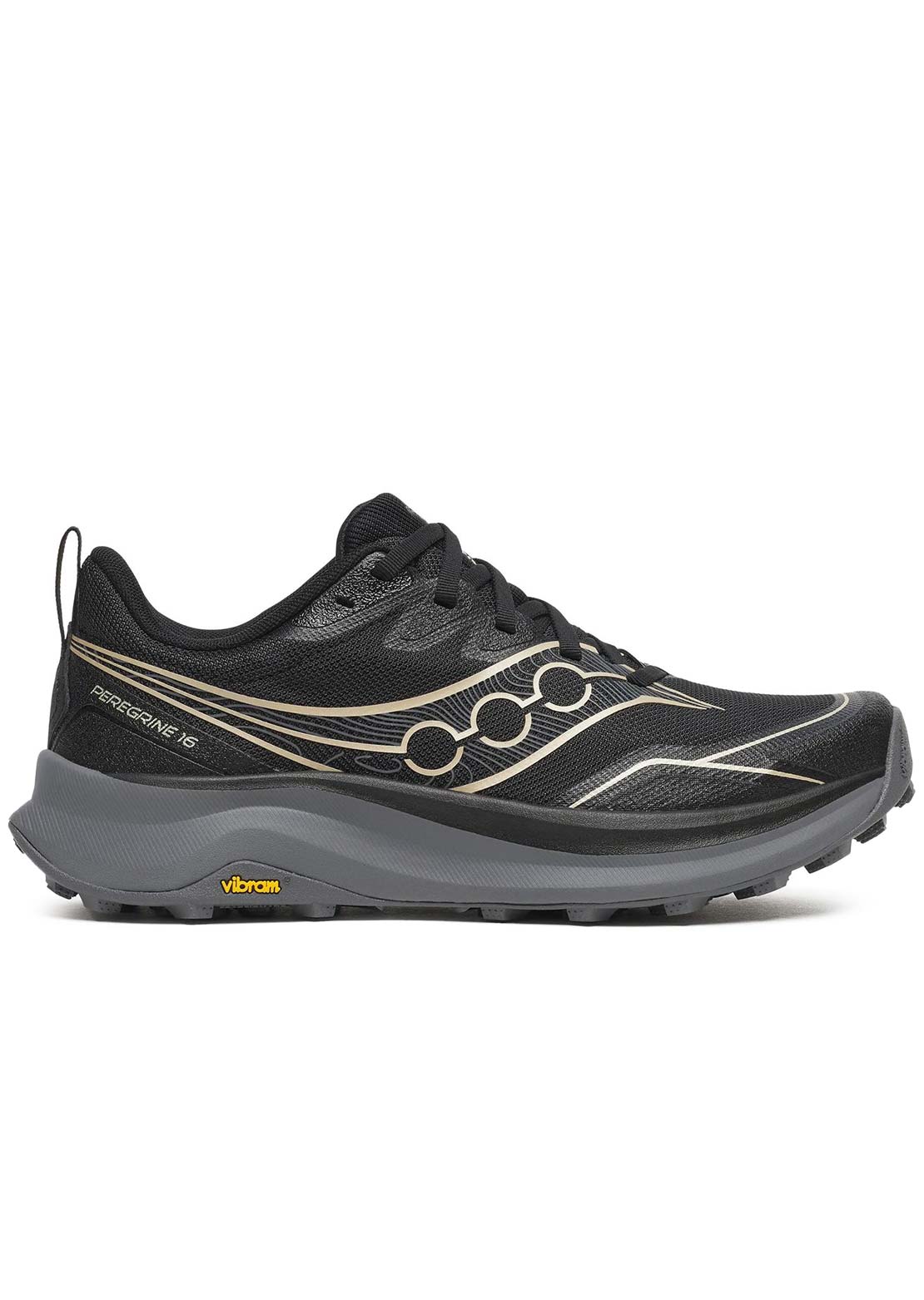 Saucony Women's Peregrine 16 Shoes Black/Carbon