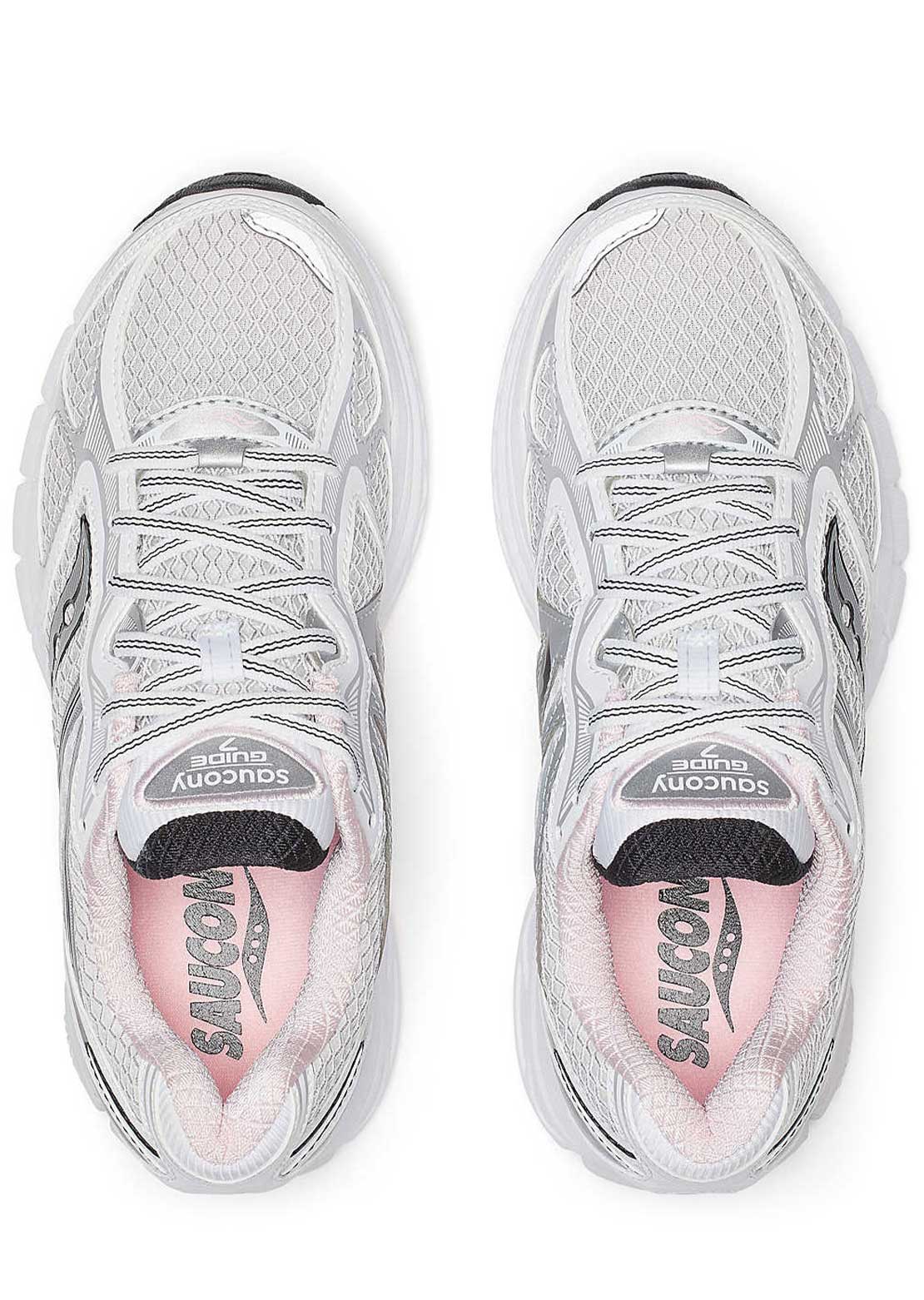 Saucony Women's Progrid Guide 7 Shoes White/Pink