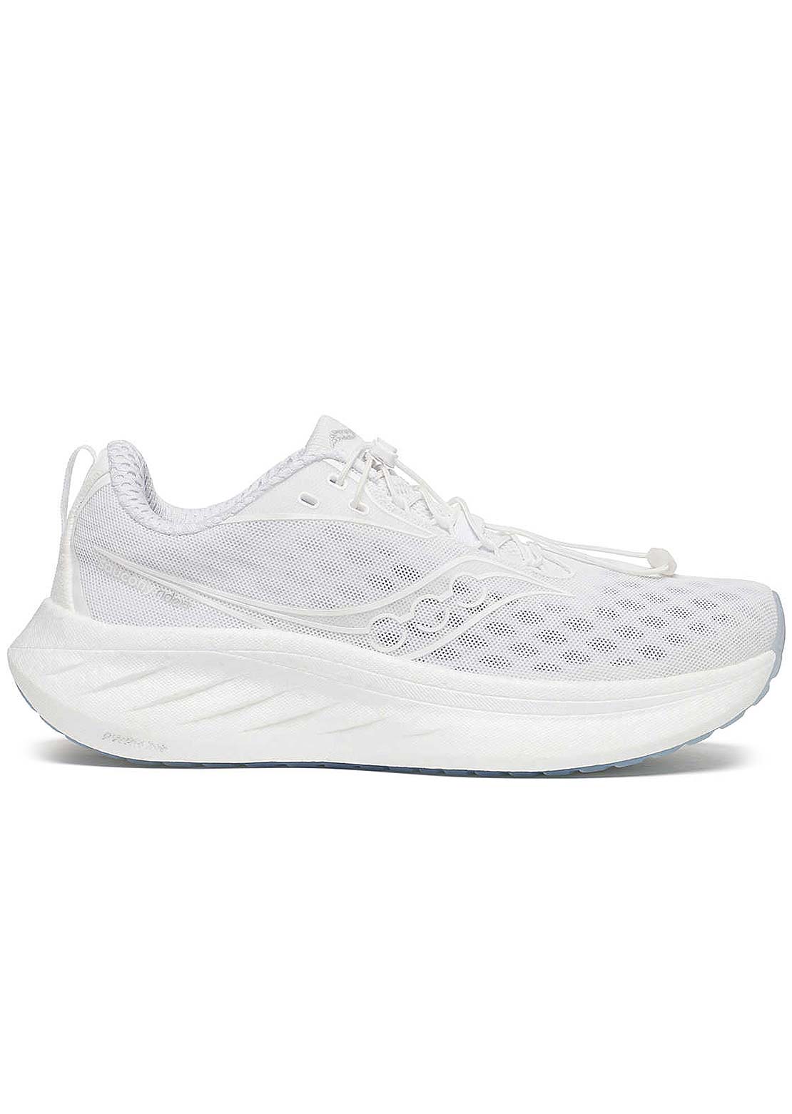 Saucony Women's Ride 18 Shoes Cool White