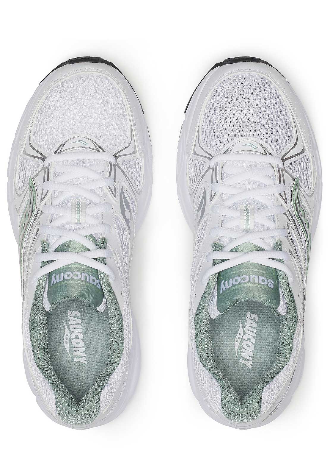 Saucony Women's Ride Millennium Shoes White/Sage