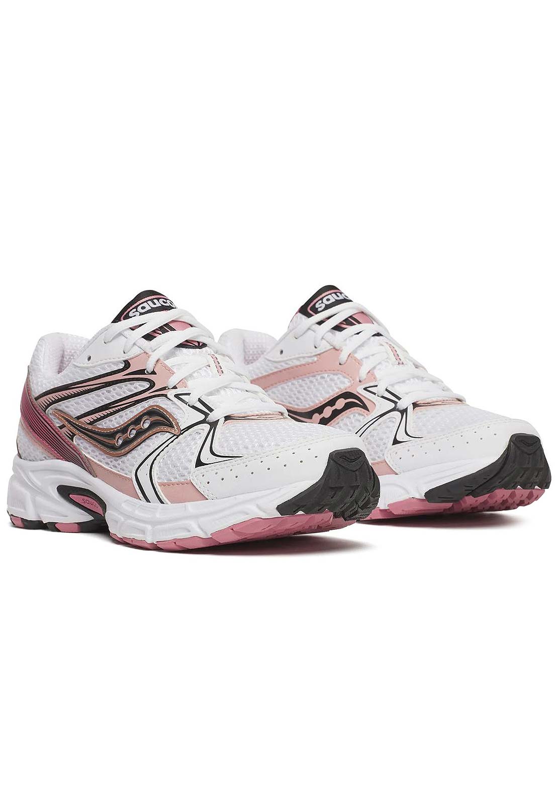 Saucony Women's Ride Millennium Shoes White/Rose