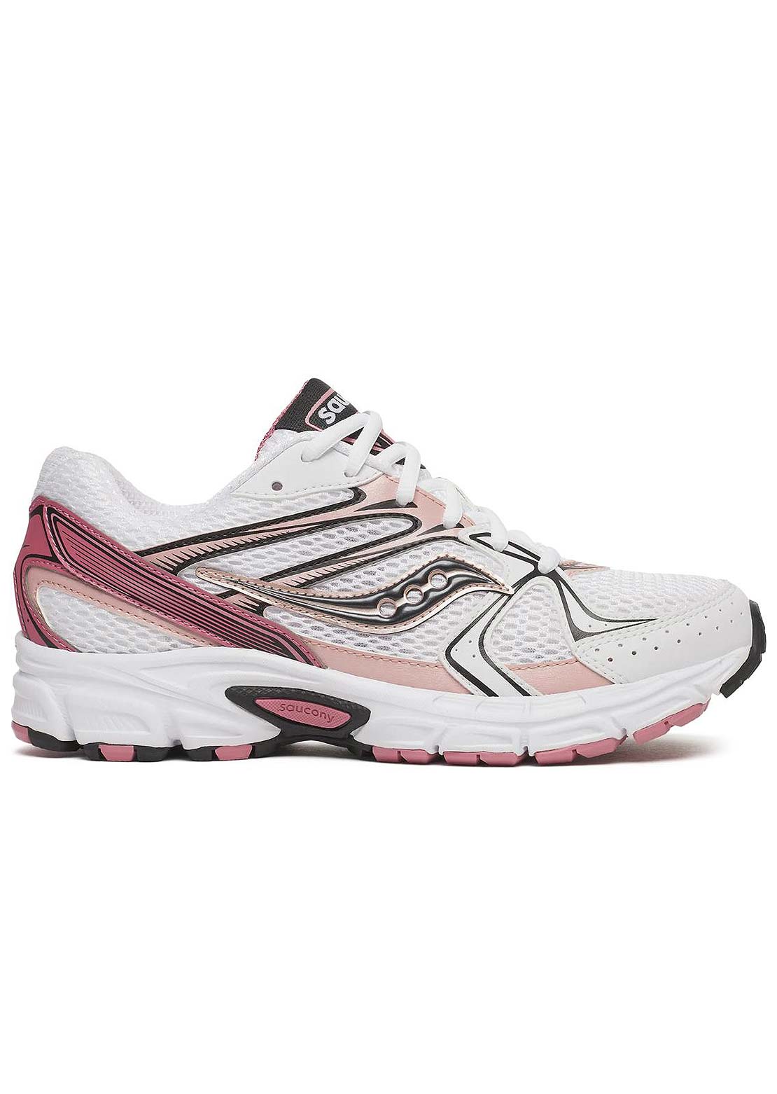 Saucony Women's Ride Millennium Shoes White/Rose