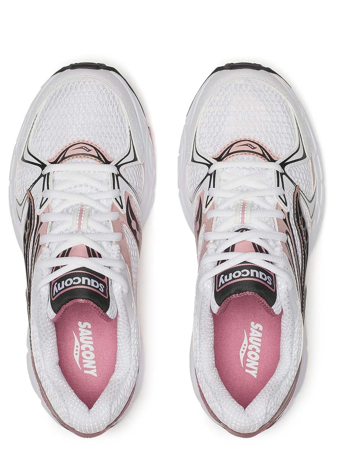 Saucony Women's Ride Millennium Shoes White/Rose