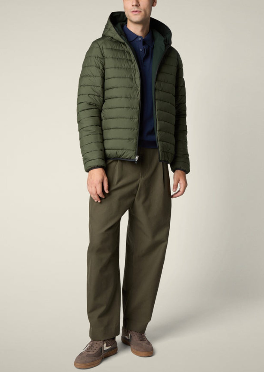 Save The Duck Men's Ezra Jacket Land Green