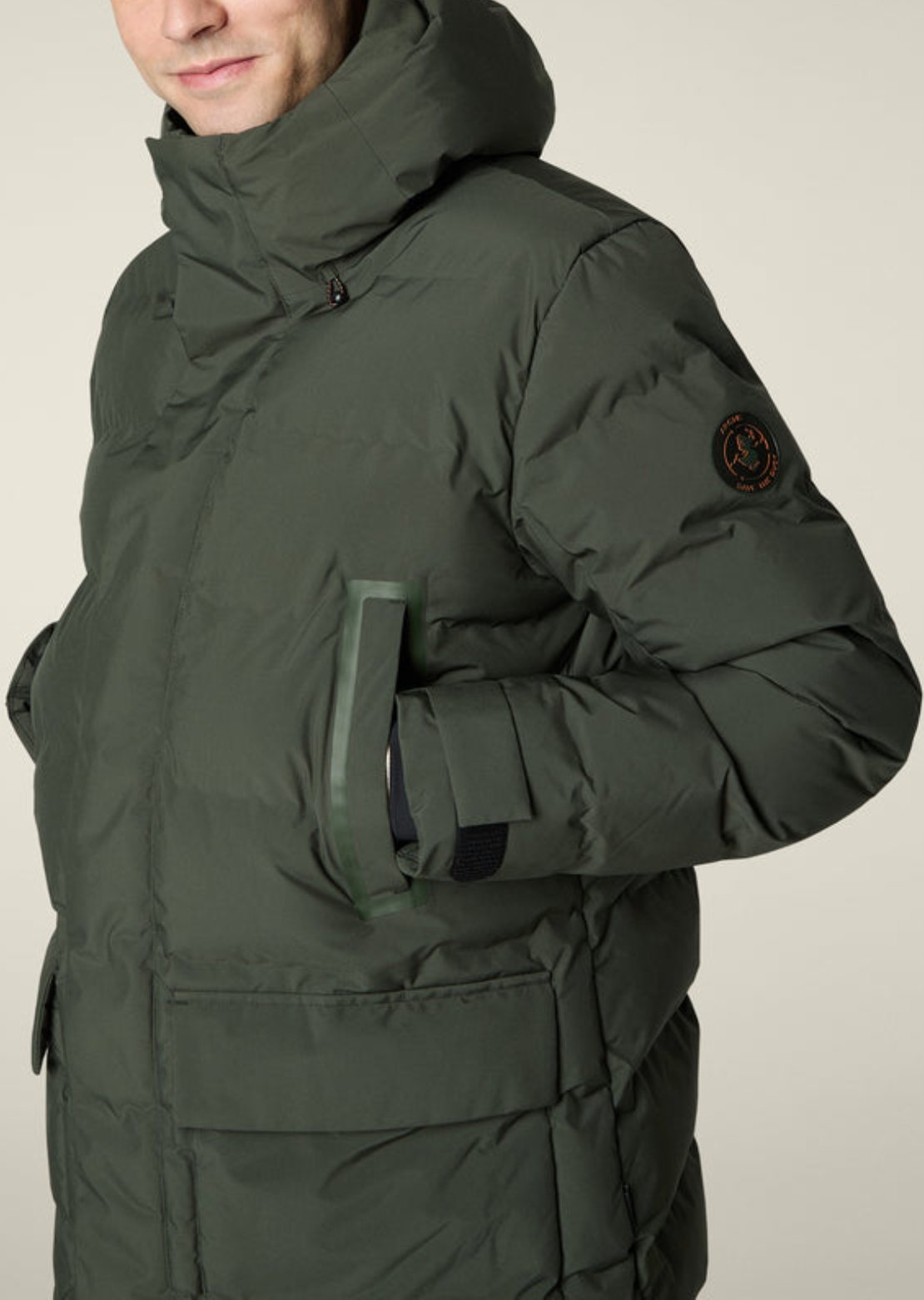 Save The Duck Men's Quinlan Jacket Land Green