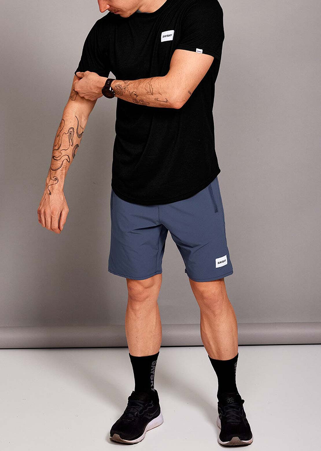 Saysky Men's Clean Motion T-Shirt Black