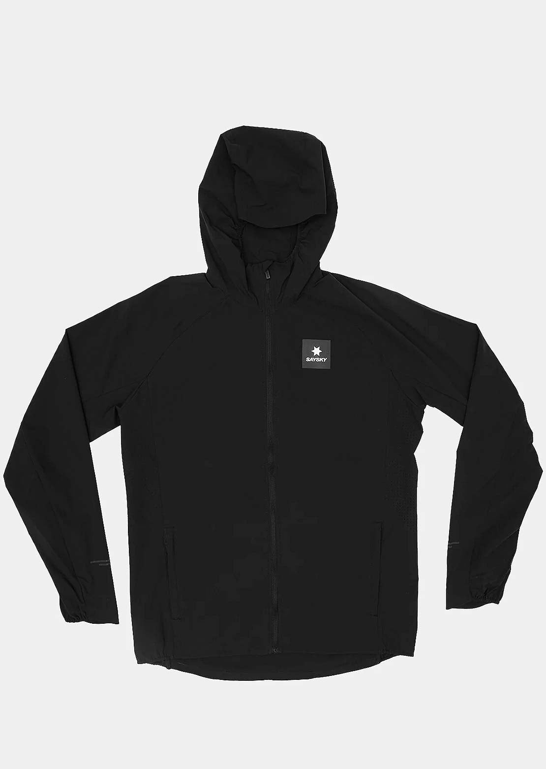 Saysky Men's Clean Pace Flex Hooded Jacket Black